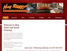 Tablet Screenshot of hogroastmarbella.com